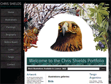 Tablet Screenshot of illustratedwildlife.com